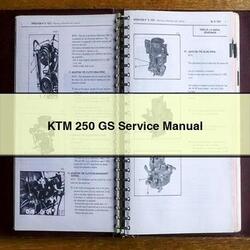 KTM 250 Service Repair Workshop Manual PDF
