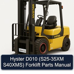 Hyster D010 (s25-35xm S40xms) Forklift Parts Catalog PDF