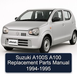 1994-1995 Suzuki A Models A100S A100 Replacement Parts Catalog PDF