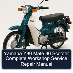 Yamaha Y80 Mate 80 Scooter Service Repair Workshop Manual PDF