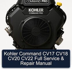 Kohler Command Pro Models CV17 CV18 CV20 CV22 Service Repair Workshop Manual PDF