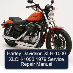 1979 Harley Davidson XLH-1000 XLCH-1000 Service Repair Workshop Manual PDF