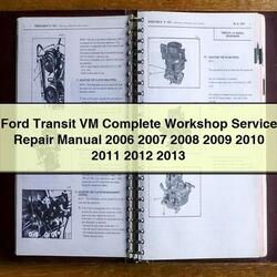 2006-2013 Ford Transit VM Service Repair Workshop Manual PDF