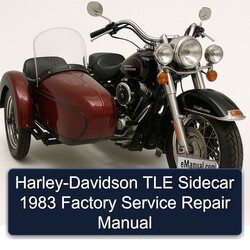 1983 Harley Davidson Sidecars Harley-davidson TLE Sidecar Service Repair Workshop Manual PDF