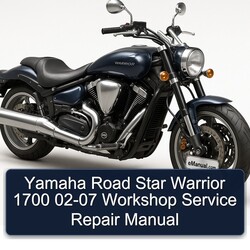 2002-2007 Yamaha Warrior Road Star 1700 Service Repair Workshop Manual PDF