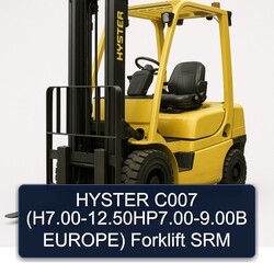 HYSTER C007 (H7.00-12.50HP7.00-9.00B EUROPE) Forklift SRM