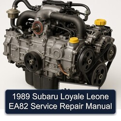1989 Subaru EA Series Loyale Leone EA82 Service Repair Workshop Manual PDF