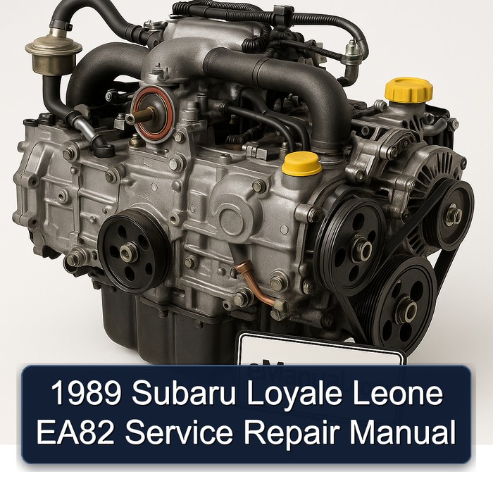1989 Subaru EA Series Loyale Leone EA82 Service Repair Workshop Manual PDF