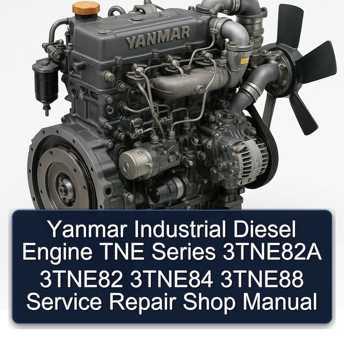 Yanmar TNE Series Industrial Diesel Engine 3tne82a 3tne82 3tne84 3tne88 Shop Service Repair Workshop Manual PDF