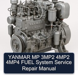 Yanmar 4 MP 3mp2 4mp2 4mp4 Fuel System Service Repair Workshop Manual PDF