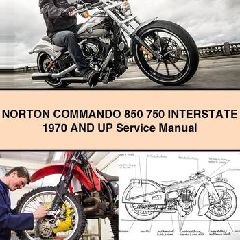 1970 Norton Commando 850 750 Interstate UP Service Repair Workshop Manual PDF