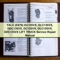 Yale (E879) GC135VX GLC135VX GDC135VX GC155VX GLC155VX GDC155VX Lift Truck Service Repair Workshop Manual PDF