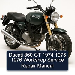 1974-1976 Ducati 860 Service Repair Workshop Manual PDF