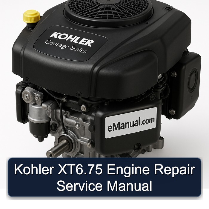 Kohler Courage Series Xt6.75 Engine Service Repair Workshop Manual PDF