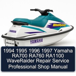1996-1997 Yamaha RA700 RA760 RA1100 Waveraider Shop Service Repair Workshop Manual PDF