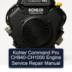 Kohler Command Pro Models Ch940-ch1000 Engine Service Repair Workshop Manual PDF