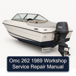 1989 Omc 262 Service Repair Workshop Manual PDF