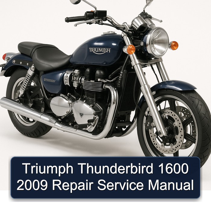 2009 Triumph Thunderbird Service Repair Workshop Manual PDF