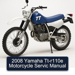 2008 Yamaha Tt-r110e Motorcycle Servic Manual 