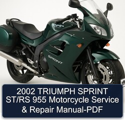 2002 Triumph Sprint St/rs 955 Motorcycle Service Repair Workshop Manual PDF