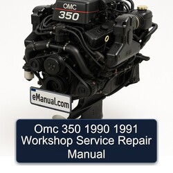 1990-1991 Omc 350 Service Repair Workshop Manual PDF