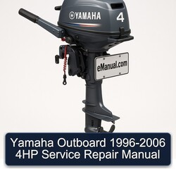 1996-2006 Yamaha Outboard - 4HP Service Repair Workshop Manual PDF