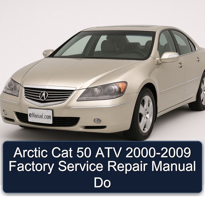2000-2009 Arctic CAT 50 ATV - Do Service Repair Workshop Manual PDF