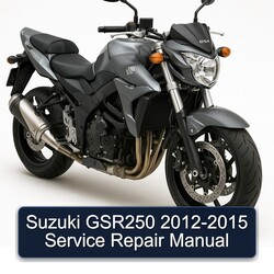 2012-2015 Suzuki GSR Models GSR250 Service Repair Workshop Manual PDF