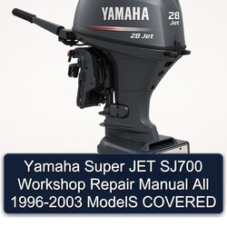 1996-2003 Yamaha Super JET SJ700 All - Models Covered Service Repair Workshop Manual PDF