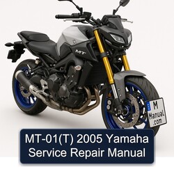 2005 Yamaha MT Series Mt-01(t) Service Repair Workshop Manual PDF