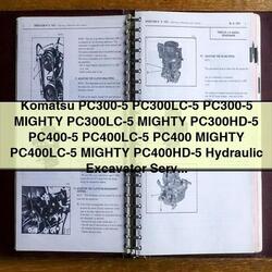 Komatsu PC300-5 Pc300lc-5 Pc300hd-5 PC400-5 Pc400lc-5 Pc400hd-5 Hydraulic Excavator Shop Service Repair Workshop Manual PDF