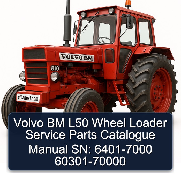 Chevrolet Parts Catalogue Volvo BM L50 Wheel Loader Sn: 6401-7000 60301-70000 Catalog PDF