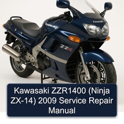 2009 Kawasaki Ninja ZZR1400 ( Zx-14) Service Repair Workshop Manual PDF