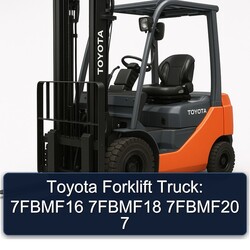 Toyota Forklift Truck: 7FBMF16 7FBMF18 7FBMF20 7