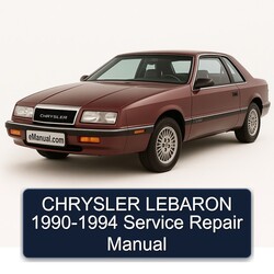 1990-1994 Chrysler Lebaron Service Repair Workshop Manual PDF