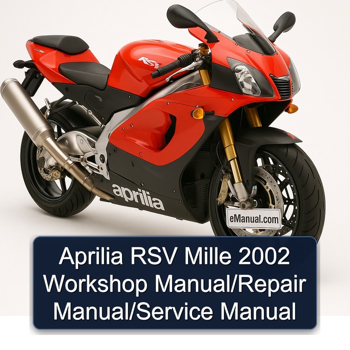 2002 Aprilia RSV Models Mille Service Repair Workshop Manual PDF