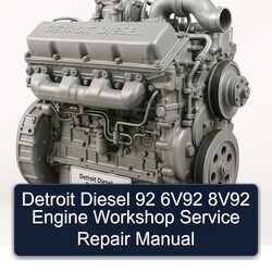 Detroit Diesel 92 Series 6v92 8v92 Engine Service Repair Workshop Manual PDF