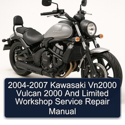 2000-2007 Kawasaki Vulcan VN2000 Limited Service Repair Workshop Manual PDF