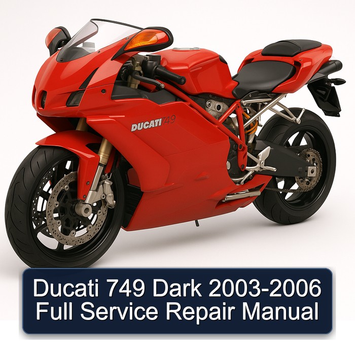 2003-2006 Ducati 749 Dark Service Repair Workshop Manual PDF