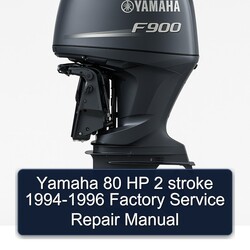 1994-1996 Yamaha 80 HP 2 Stroke Service Repair Workshop Manual PDF