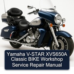 Yamaha V-STAR XVS650A Classic BIKE Workshop Service Repair Manual 