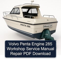 Volvo Penta Engine 285 Service Repair Workshop Manual PDF