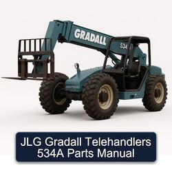 JLG Gradall Telehandlers 534A Parts Catalog PDF