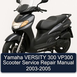 2003-2005 Baotian Yamaha Versity 300 VP300 Scooter Service Repair Workshop Manual PDF