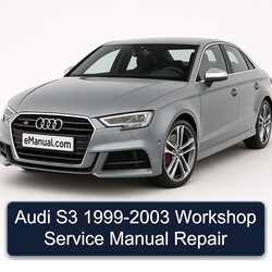 1999-2003 Audi S3 Service Repair Workshop Manual PDF