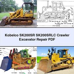 Kobelco SK200SR SK200SRLC Crawler Excavator Service Repair Workshop Manual PDF
