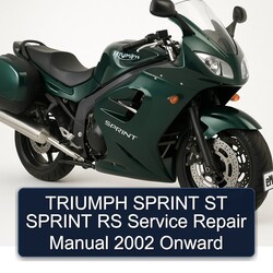 2002 Triumph Sprint ST RS Onward Service Repair Workshop Manual PDF
