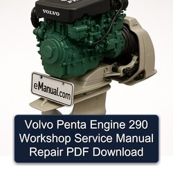 Volvo Penta Engine 290 Service Repair Workshop Manual PDF