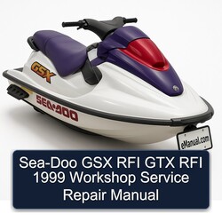 1999 SEA-DOO GSX RFI GTX Service Repair Workshop Manual PDF
