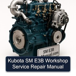 Kubota SM E3B Service Repair Workshop Manual PDF